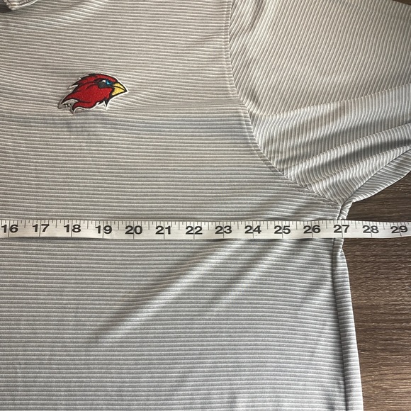 Mens 2XL Russell Athletic Golf Polo W/ MLB St Louis Cardinals Logo - Picture 4 of 8